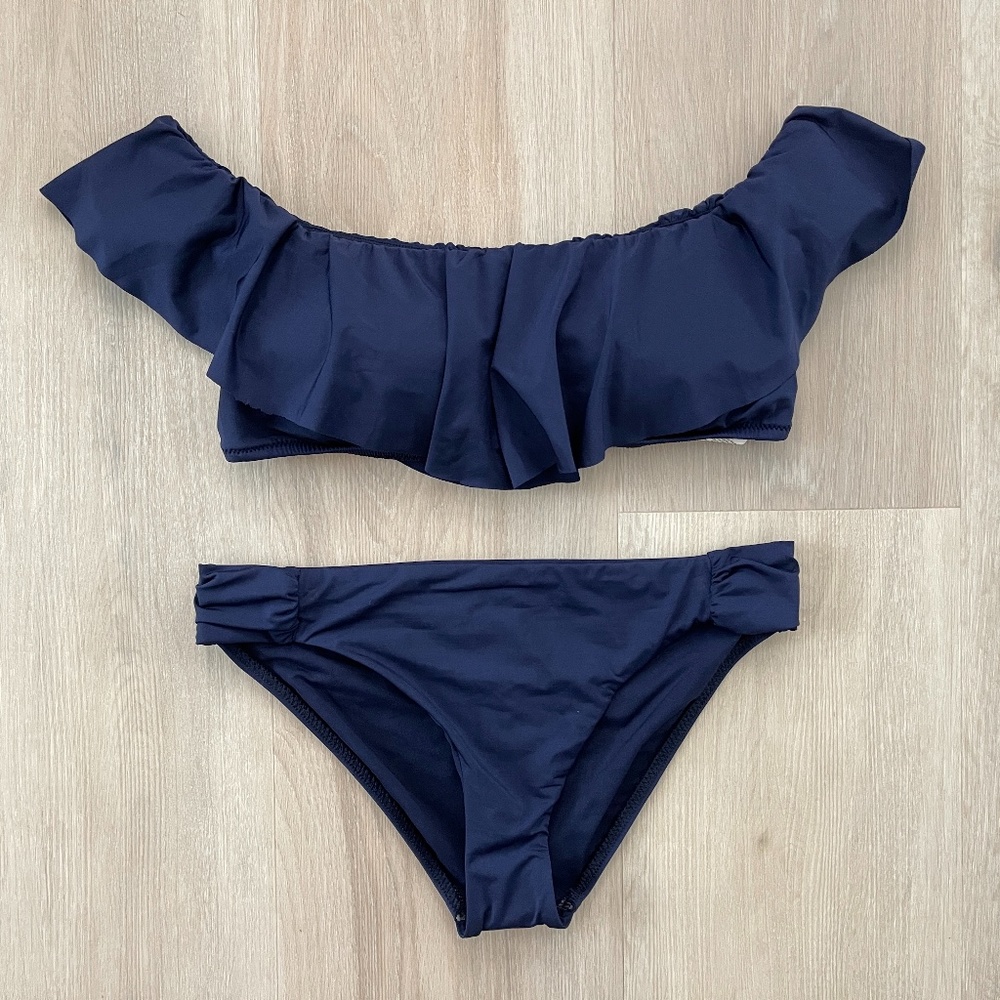 Trina Turk Off the Shoulder Bandeau Bikini Set